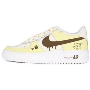 Nike Air Force 1 Air Force 1, Cream Bear устойчивые к истиранию low top скейтборд обувь unisex желтый белый