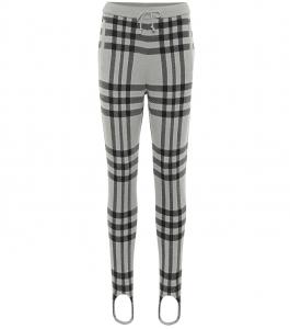 Клетчатые шерстяные брюки со штрипками Undercover, Gray
