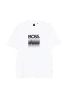 Футболка с логотипом Boss, белый