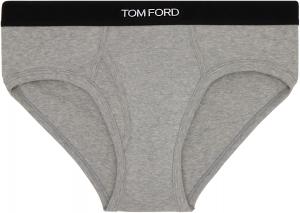 Трусы из серого хлопка TO FORD TOM FORD