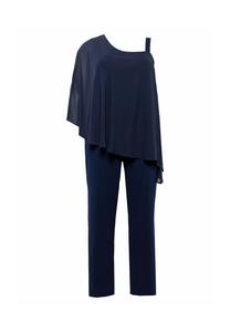 Многослойный комбинезон с рукавами «летучая мышь» Sheego, морской