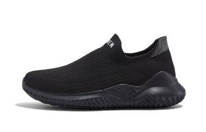 RENBEN Скользоустойчивые износостойкие дышащие мужские лоу-топы повседневные черные, цвет Black