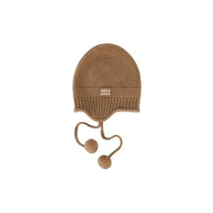 MIU MIU Кашемировая шапка унисекс верблюжьего цвета, Camel Brown