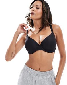 Бюстгальтер-футболка Michelle Fuller Bust черного цвета Dorina