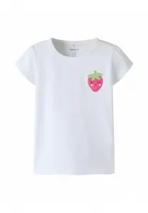 Футболка с принтом Name It, Bright White