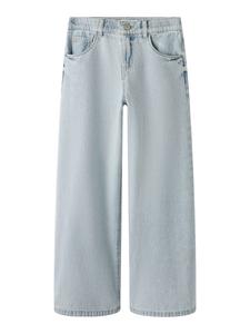 Name it Джинсы с широкими штанинами NKFBELLA SKATER XWIDE JEANS 3111-ZA светло-голубого выбеленного денима