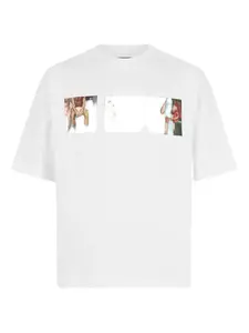 Футболка с графическим принтом Tom Bianchi Dsquared2, белый