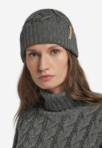 Шапка Falconeri Beanie, Grey/Mottled Dark Grey