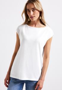 Базовая футболка MIT U-BOOT-AUSSCHNITT Street One, белый