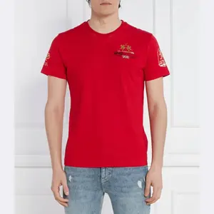 Футболка стандартного кроя La Martina, красный