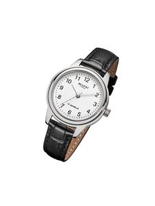 Наручные часы Regent, с ручным заводом, черные, среднего размера (примерно 31 мм)