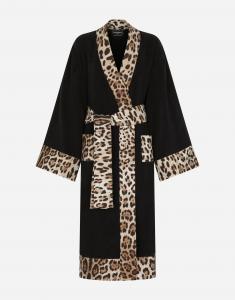 Махровый халат из хлопка Dolce & Gabbana, мультиколор