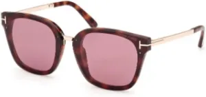 Солнцезащитные очки Tom Ford PHILIPPA-02 FT 1014 темно-гаванский/фиолетовый 68/11/140 для женщин