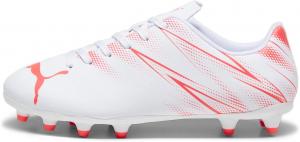 Футбольные бутсы Puma Attacanto для детей и взрослых, для искусственного газона, Puma White-fire Orchid