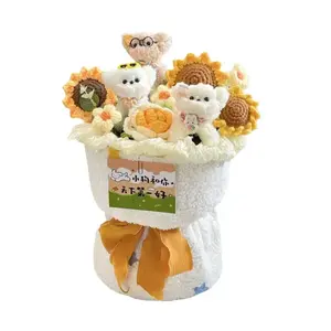 Плюшевый букет Twisty Stick Cute Puppy TLXT, золото