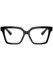 Очки в квадратной оправе с логотипом Dolce & Gabbana Eyewear, черный