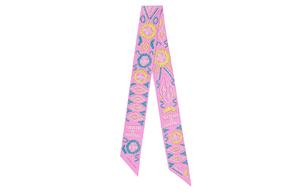 HERMES Шёлковый шарф женский розовый, Pink