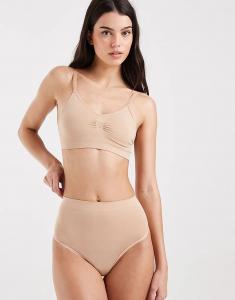 Утягивающие стринги Perfect Secrets среднего размера в цвете капучино