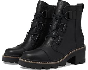 Ботинки женские Sorel Joan Now Lace из натуральной кожи, черный