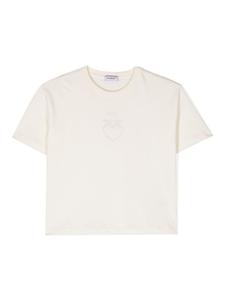 Pinko футболка с логотипом, нейтральный цвет