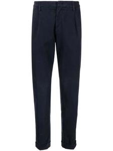 Брюки Capri Pince строгого кроя Fay, синий