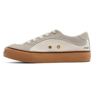 Износостойкие дышащие низкие детские кроссовки для скейтбординга для подростков Kung Fu partners, бежевый