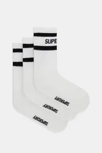3 упаковки носков Superdry, белый