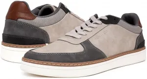 Мужские классические кроссовки на шнуровке Nautica с низким верхом - стильная и удобная повседневная обувь, серый