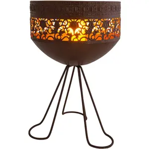 Солнечный светильник с LED näve Rome 1 шт. Теплый белый, на солнечной батарее Näve, Rostbraun