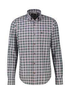 Рубашка на пуговицах классического кроя LERROS, Olive/Dark green