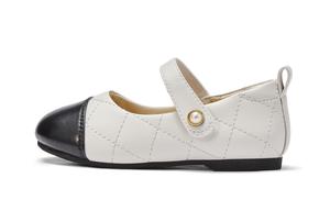 Антискользящие и износостойкие легкие низкие детские кожаные туфли Beige для детей 3-7 лет DAVE&BELLA, бежевый