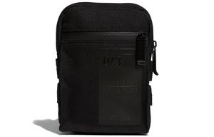 Полиэстеровая маленькая наплечная сумка унисекс черная Adidas