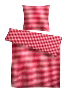 Carpe Sonno Постельное белье из жатой ткани красно-белого цвета