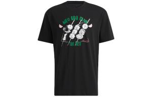 Футболка прямая мужская черная Adidas Neo