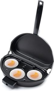 Сковорода секционная Fox Run 3 в 1 для омлета, черный