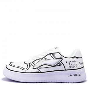 Кроссовки для скейтбординга LiNing Pontoon Boats Balance Lightweight Breathable Low top, унисекс, белые