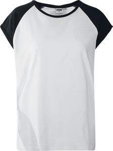 Футболка Urban Classics Ladies Contrast Raglan Tee, белый/черный