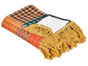 Подушка для отдыха Beliani BUILI, коричневый - оранжевый - розовый - текстиль - 200 x 1 x 200 см