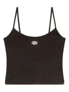 Топ T-Hupy с логотипом Diesel, черный