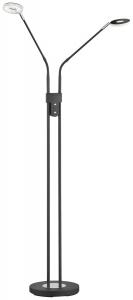 Светодиодный торшер Fischer & Honsel, 25x150 см, черный