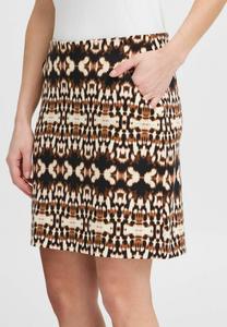 Юбка ICHI IHKATE, Brown Ikat Aop/Multi-Coloured