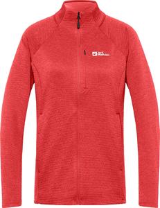 Спортивная флисовая куртка JACK WOLFSKIN, кроваво-красный
