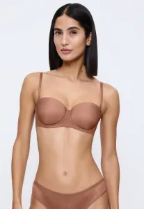Фирменный прозрачный бюстгальтер на косточках Triumph, Toasted Almond