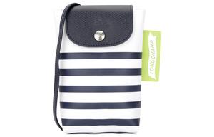 LONGCHAMP Сумка холщовая Чехол для телефона Сумка через плечо Мини-сумка кроссбоди женская, Blue/White