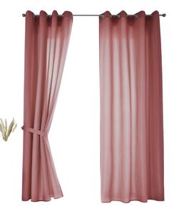 Штора Gardinenbox, 140x225 см, пыльно-розовый