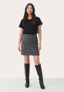 Юбка Part Two CORINNEPW SK, средняя серая клетка