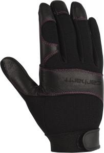 Перчатки Carhartt Women's WA659 Women's Dex II, Black Winter/White Rose Stitching