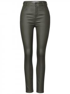 Брюки темно-лаврово-зеленого цвета Street One