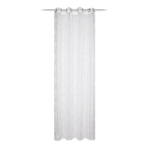 Штора с люверсами Home Wohnideen Sunrise, 245 см, серебряный