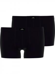 Хлопковые брюки из одинарного джерси, 2 пары, черного цвета Götzburg